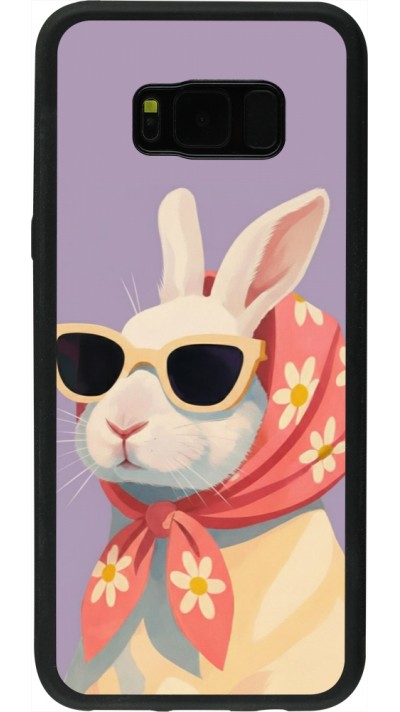 Coque Samsung Galaxy S8+ - Silicone rigide noir Easter 2026 Rabbit with scarf