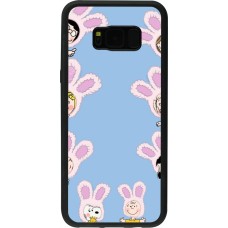Coque Samsung Galaxy S8+ - Silicone rigide noir Easter 2026 Snoopy