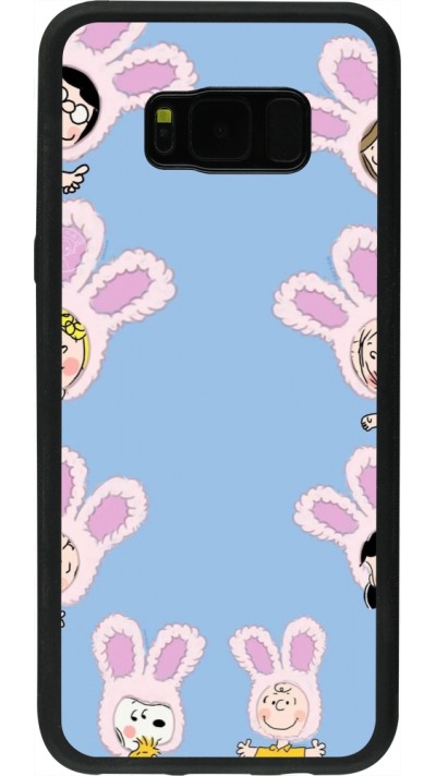 Coque Samsung Galaxy S8+ - Silicone rigide noir Easter 2026 Snoopy