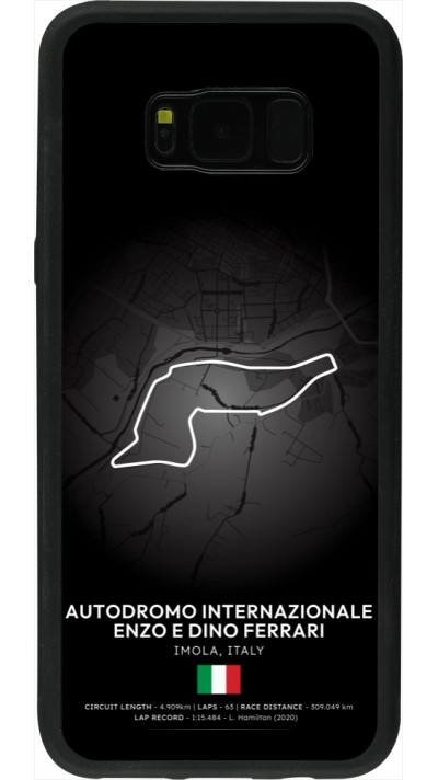 Coque Samsung Galaxy S8+ - Silicone rigide noir F1 Track 2025 Emilia-Rogmana