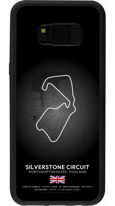 Coque Samsung Galaxy S8+ - Silicone rigide noir F1 Track 2025 Great Britan