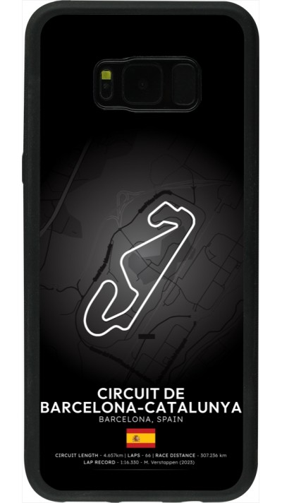 Coque Samsung Galaxy S8+ - Silicone rigide noir F1 Track 2025 Spain