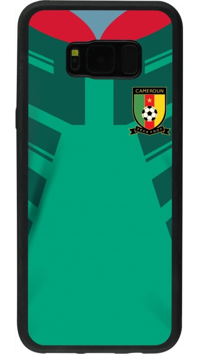 Samsung Galaxy S8+ Case Hülle - Silikon schwarz Kamerun 2022 personalisierbares Fussballtrikot