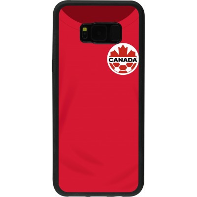 Samsung Galaxy S8+ Case Hülle - Silikon schwarz Kanada 2022 personalisierbares Fussballtrikot