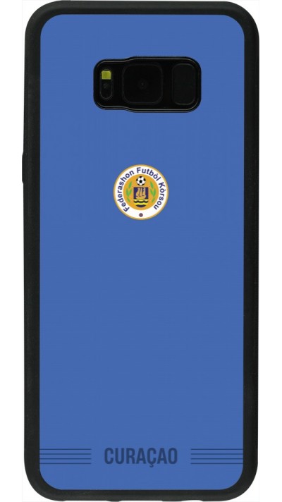 Samsung Galaxy S8+ Case Hülle - Silikon schwarz Curaçao 2026 personalisierbares Fussballtrikot