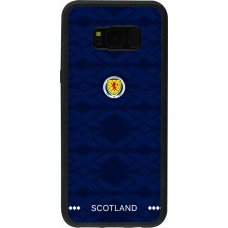 Coque Samsung Galaxy S8+ - Silicone rigide noir Maillot de football Ecosse 2026 personnalisable