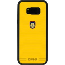 Samsung Galaxy S8+ Case Hülle - Silikon schwarz Ecuador 2026 personalisierbares Fussballtrikot