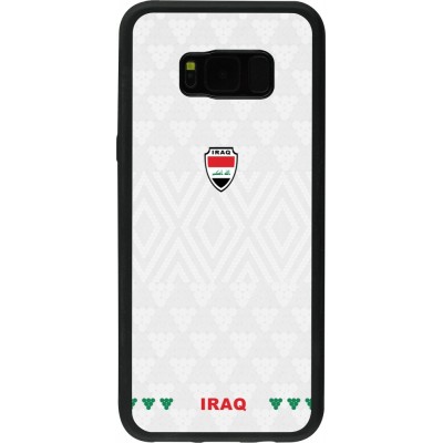 Samsung Galaxy S8+ Case Hülle - Silikon schwarz Irak 2026 personalisierbares Fussballtrikot