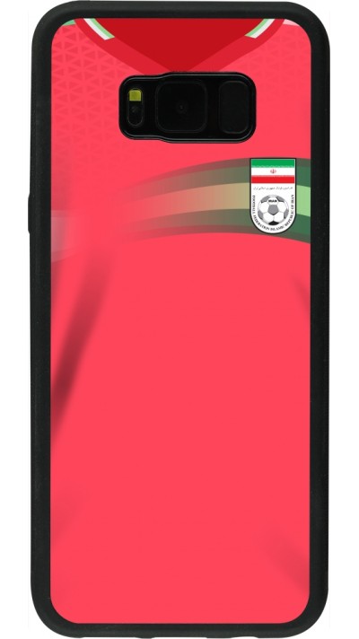 Samsung Galaxy S8+ Case Hülle - Silikon schwarz Iran 2022 personalisierbares Fussballtrikot