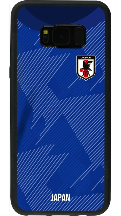 Samsung Galaxy S8+ Case Hülle - Silikon schwarz Japan 2022 personalisierbares Fussballtrikot