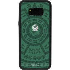 Coque Samsung Galaxy S8+ - Silicone rigide noir Maillot de football Mexique 2026 personnalisable