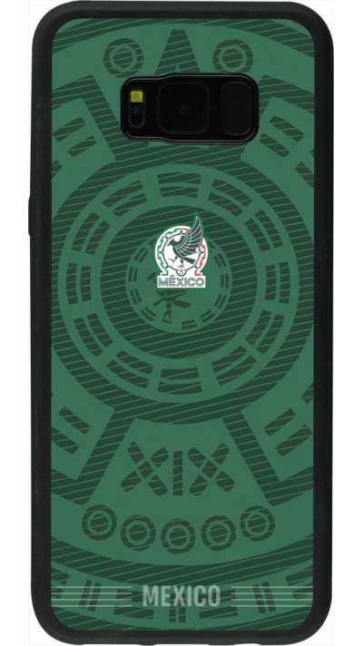 Coque Samsung Galaxy S8+ - Silicone rigide noir Maillot de football Mexique 2026 personnalisable
