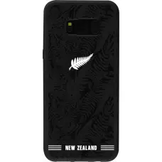 Samsung Galaxy S8+ Case Hülle - Silikon schwarz Neuseeland 2026 personalisierbares Fussballtrikot