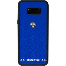 Samsung Galaxy S8+ Case Hülle - Silikon schwarz Usbekistan 2026 personalisierbares Fussballtrikot