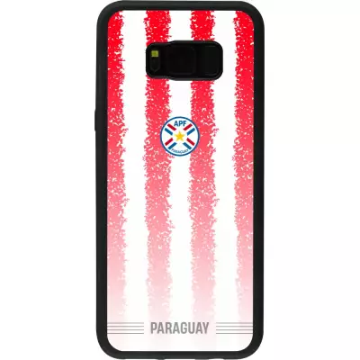 Samsung Galaxy S8+ Case Hülle - Silikon schwarz Paraguay 2026 personalisierbares Fussballtrikot
