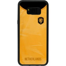 Samsung Galaxy S8+ Case Hülle - Silikon schwarz Holland 2022 personalisierbares Fußballtrikot