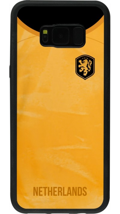 Samsung Galaxy S8+ Case Hülle - Silikon schwarz Holland 2022 personalisierbares Fußballtrikot