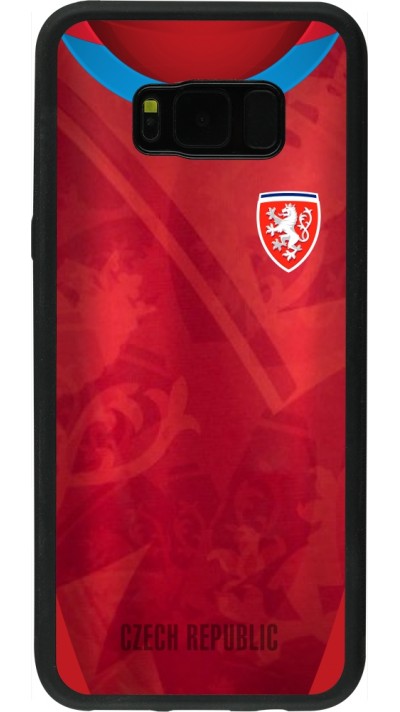 Samsung Galaxy S8+ Case Hülle - Silikon schwarz Tschechische Republik personalisierbares Fussballtrikot Samsung Galaxy S8+ Case Hülle - Silikon schwarz Tschechische Republik personalisierbares Fussballtrikot