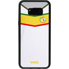 Samsung Galaxy S8+ Case Hülle - Silikon schwarz Senegal 2022 personalisierbares Fußballtrikot