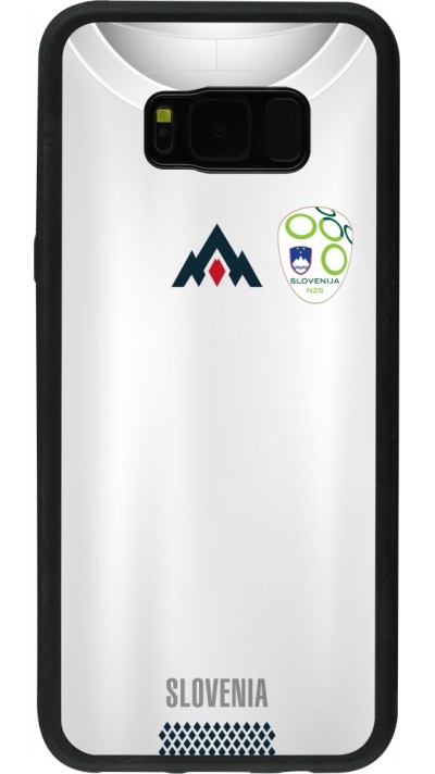 Coque Samsung Galaxy S8+ - Silicone rigide noir Maillot de football Slovénie Coque Samsung Galaxy S8+ - Silicone rigide noir Maillot de football Slovénie