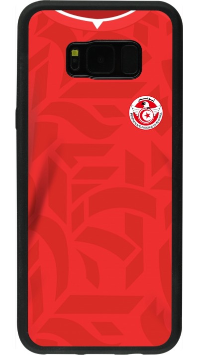Samsung Galaxy S8+ Case Hülle - Silikon schwarz Tunesien 2022 personalisierbares Fussballtrikot Samsung Galaxy S8+ Case Hülle - Silikon schwarz Tunesien 2022 personalisierbares Fussballtrikot