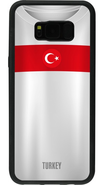 Samsung Galaxy S8+ Case Hülle - Silikon schwarz Türkei personalisierbares Fussballtrikot Samsung Galaxy S8+ Case Hülle - Silikon schwarz Türkei personalisierbares Fussballtrikot