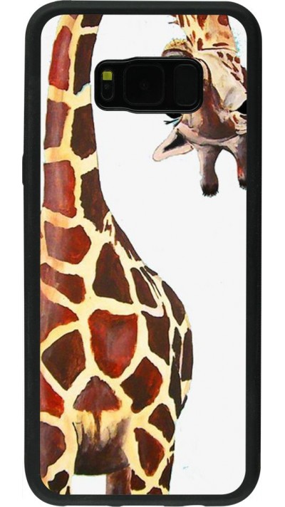 Coque Samsung Galaxy S8+ - Silicone rigide noir Giraffe Fit