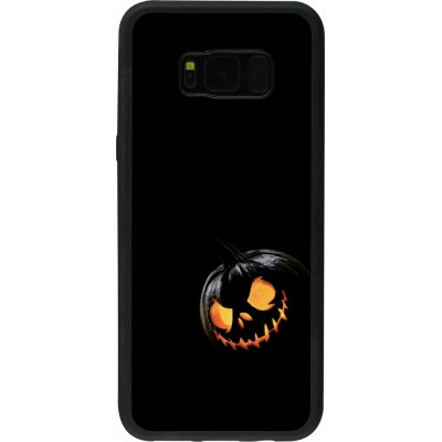 Samsung Galaxy S8+ Case Hülle - Silikon schwarz Halloween 2023 discreet pumpkin