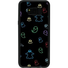 Samsung Galaxy S8+ Case Hülle - Silikon schwarz Halloween 2024 colorful ghosts