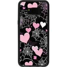 Coque Samsung Galaxy S8+ - Silicone rigide noir Halloween 2024 girly