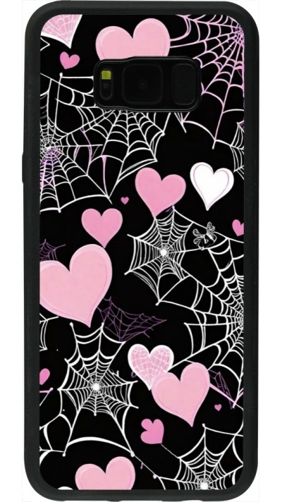 Coque Samsung Galaxy S8+ - Silicone rigide noir Halloween 2024 girly