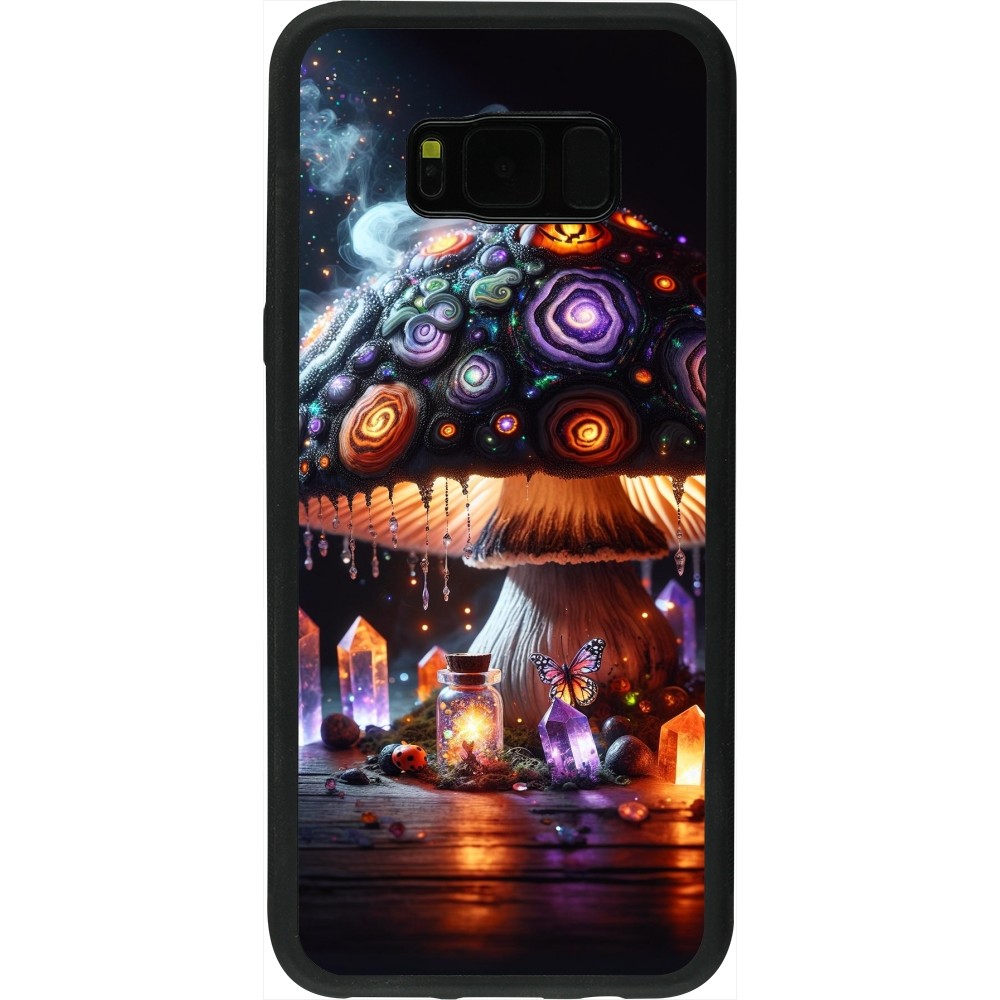Samsung Galaxy S8+ Case Hülle - Silikon schwarz Halloween Zaubertrank Magie