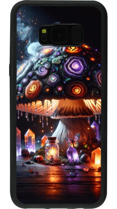 Samsung Galaxy S8+ Case Hülle - Silikon schwarz Halloween Zaubertrank Magie
