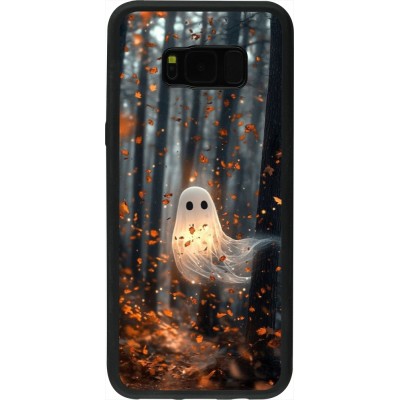 Samsung Galaxy S8+ Case Hülle - Silikon schwarz Halloween 2025 Ghost in the forest