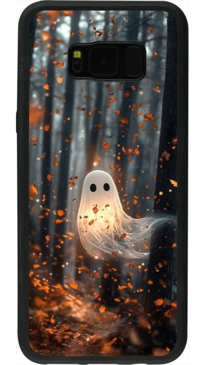 Coque Samsung Galaxy S8+ - Silicone rigide noir Halloween 2025 Ghost in the forest