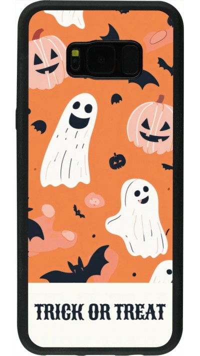 Samsung Galaxy S8+ Case Hülle - Silikon schwarz Halloween 2025 Trick treat Samsung Galaxy S8+ Case Hülle - Silikon schwarz Halloween 2025 Trick treat