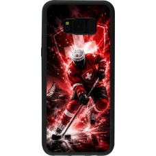 Samsung Galaxy S8+ Case Hülle - Silikon schwarz Hockey World Championship Player