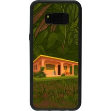 Samsung Galaxy S8+ Case Hülle - Silikon schwarz Benitos house DTMF