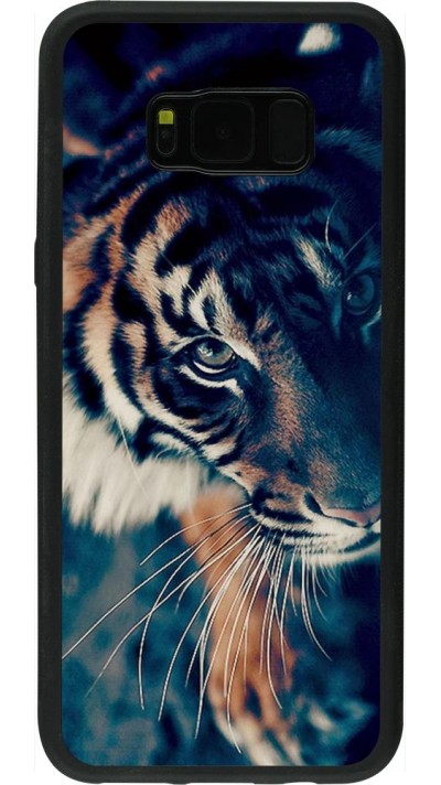 Coque Samsung Galaxy S8+ - Silicone rigide noir Incredible Lion