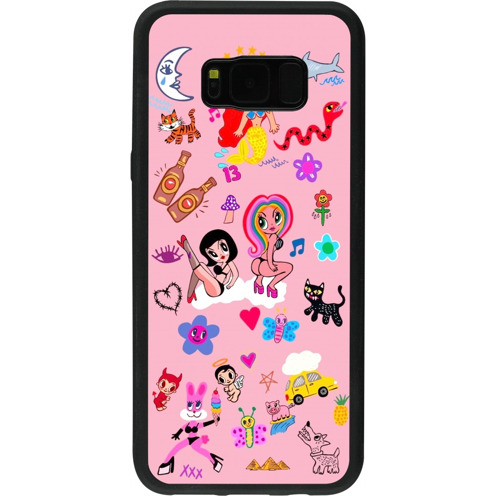 Samsung Galaxy S8+ Case Hülle - Silikon schwarz Karol G La Bichota Manana Sera Bonito