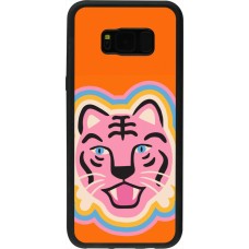 Coque Samsung Galaxy S8+ - Silicone rigide noir Lion colors 2026