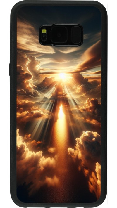 Samsung Galaxy S8+ Case Hülle - Silikon schwarz Himmelsleuchten Zenit