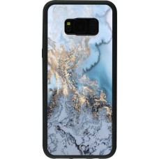 Coque Samsung Galaxy S8+ - Silicone rigide noir Marble 04