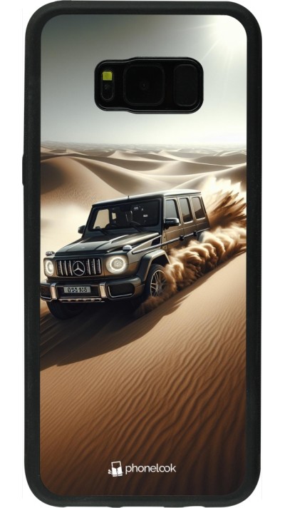 Coque Samsung Galaxy S8+ - Silicone rigide noir Mercedes G Drift Desert
