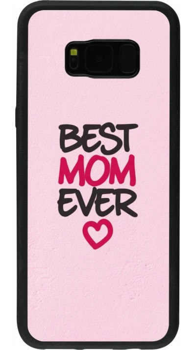 Samsung Galaxy S8+ Case Hülle - Silikon schwarz Mom 2023 best Mom ever pink Samsung Galaxy S8+ Case Hülle - Silikon schwarz Mom 2023 best Mom ever pink