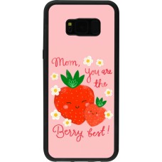 Samsung Galaxy S8+ Case Hülle - Silikon schwarz Mom 2026 Berry best