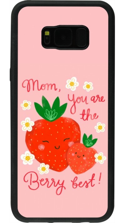 Samsung Galaxy S8+ Case Hülle - Silikon schwarz Mom 2026 Berry best