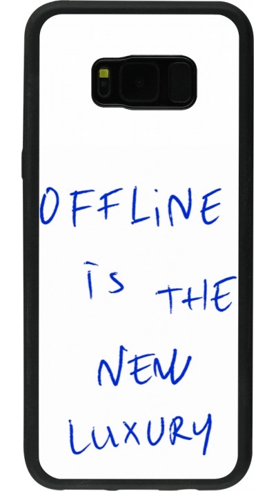 Samsung Galaxy S8+ Case Hülle - Silikon schwarz Offline is the new luxury