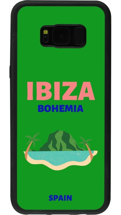 Coque Samsung Galaxy S8+ - Silicone rigide noir Pop Summer Destination Ibiza