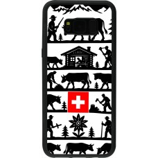 Samsung Galaxy S8+ Case Hülle - Silikon schwarz Poya Schweiz 1